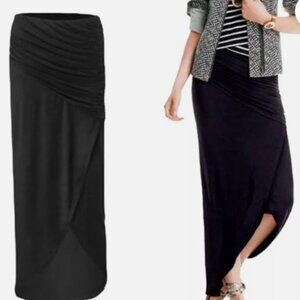 Cabi "Run Around" Drape Detail Maxi Skirt